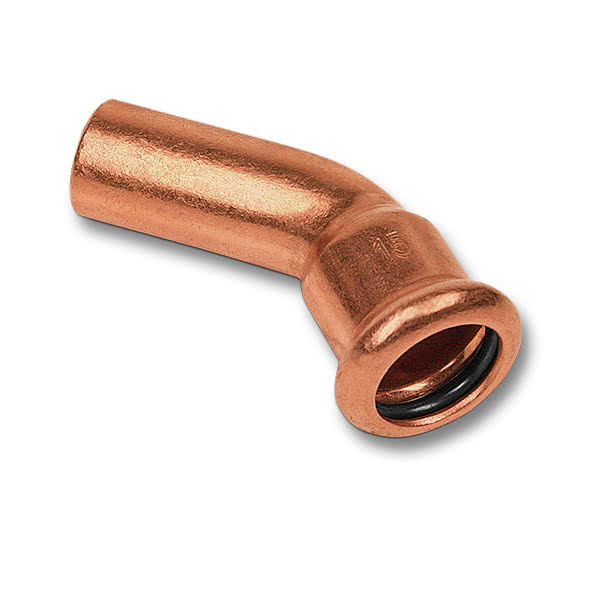 Põlved 45 SV, SANHA®-Press (series 6000) Copper