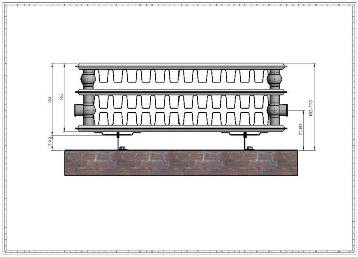 Kompakt C33-400-L, teraspaneelradiaator,Termolux (kopeeri)